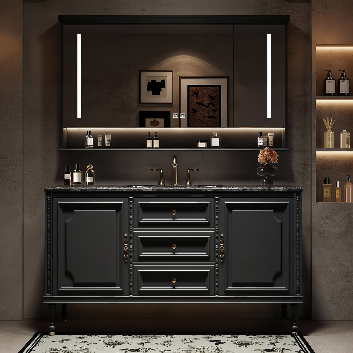Home Bathroom Partition Wall - Mueble de Baño de Lujo con