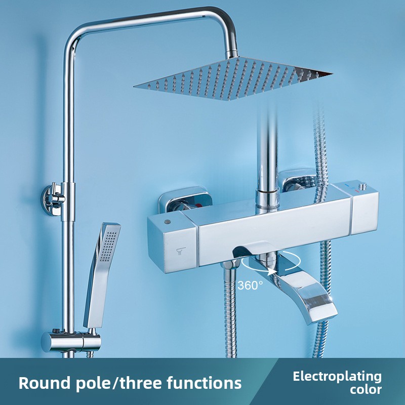 Home Bathroom Set - Juego de Ducha Termostática de Acero