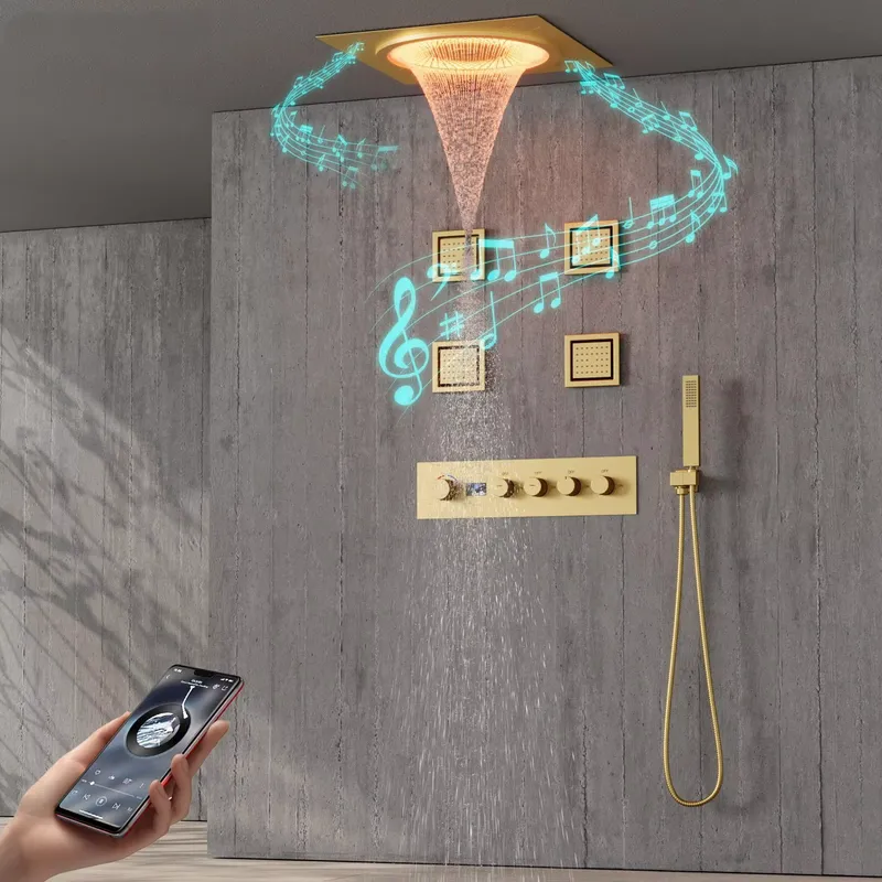 Home Bathroom Set - Juego de Ducha LED Inteligente con