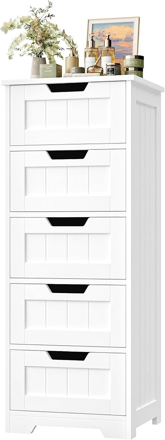 Home Bathroom Organizer - Mueble de Almacenamiento Independiente para Baño,