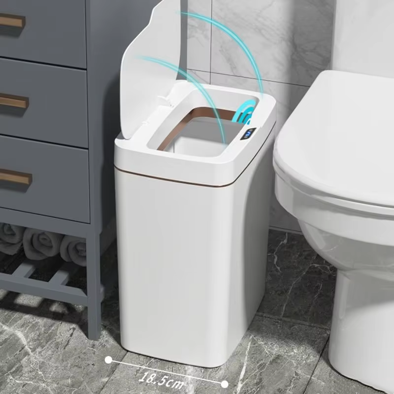 Home Bathroom Trash Can - Cubo de Basura Inteligente Estrecho de