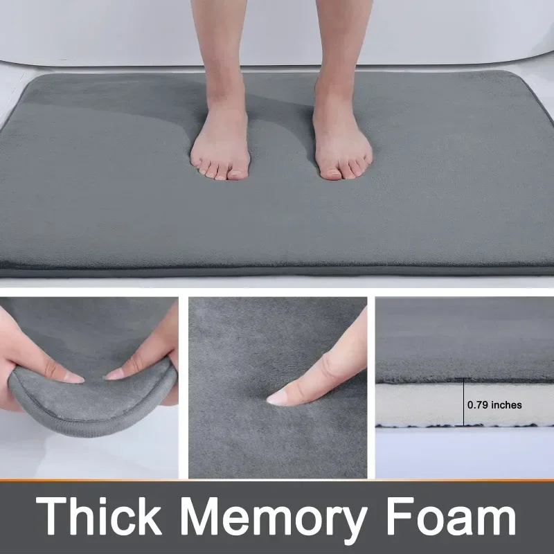 Non Slip Bath Mat - Alfombra de baño de espuma viscoelástica