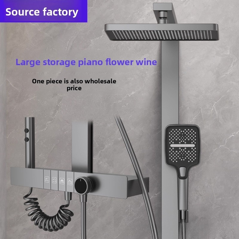 Home Bathroom Set - Juego de ducha digital con presión