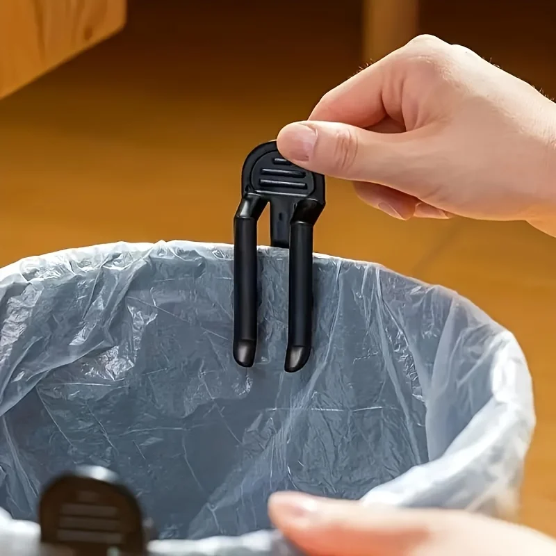 Home Bathroom Trash Can - Clips de plástico duraderos para bolsas