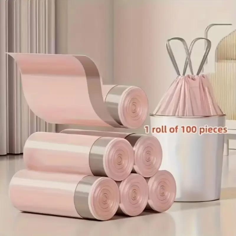Home Bathroom Trash Can - 100 Bolsas de Basura Gruesas con