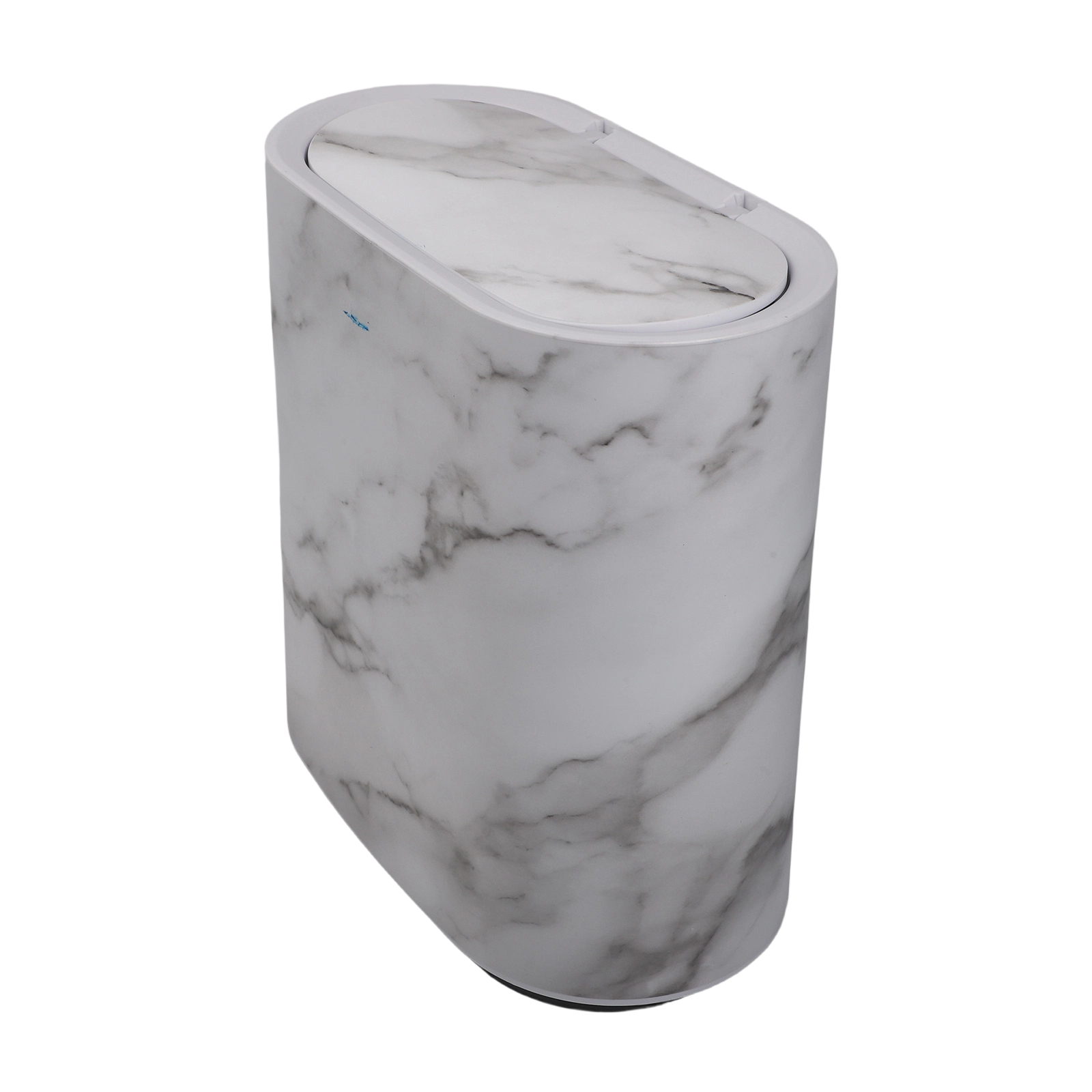 Home Bathroom Trash Can - Cubo de basura delgado con patrón
