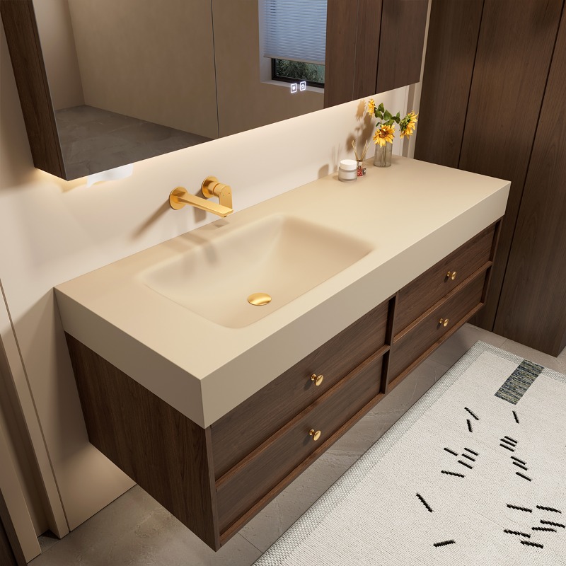 Home Bathroom Partition Wall - Armario de baño de lujo moderno,