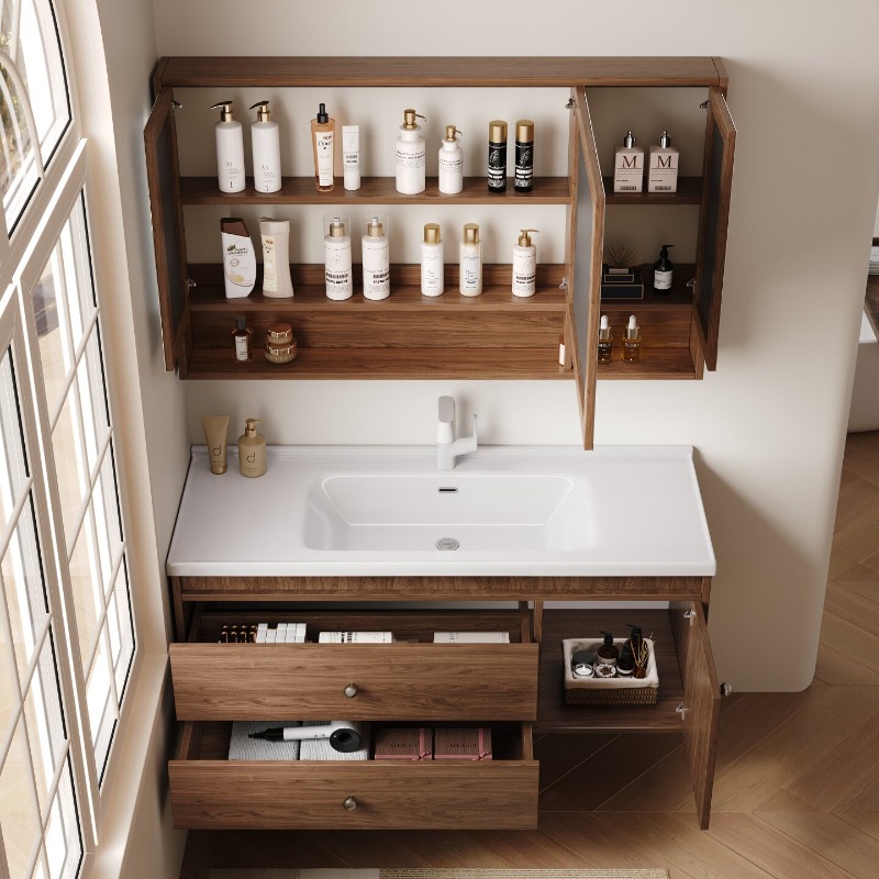 Home Bathroom Partition Wall - Mueble de Baño Moderno para Cuidado