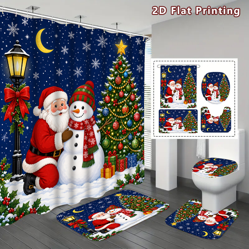 Home Bathroom Scene - Juego de cortinas de ducha 2D