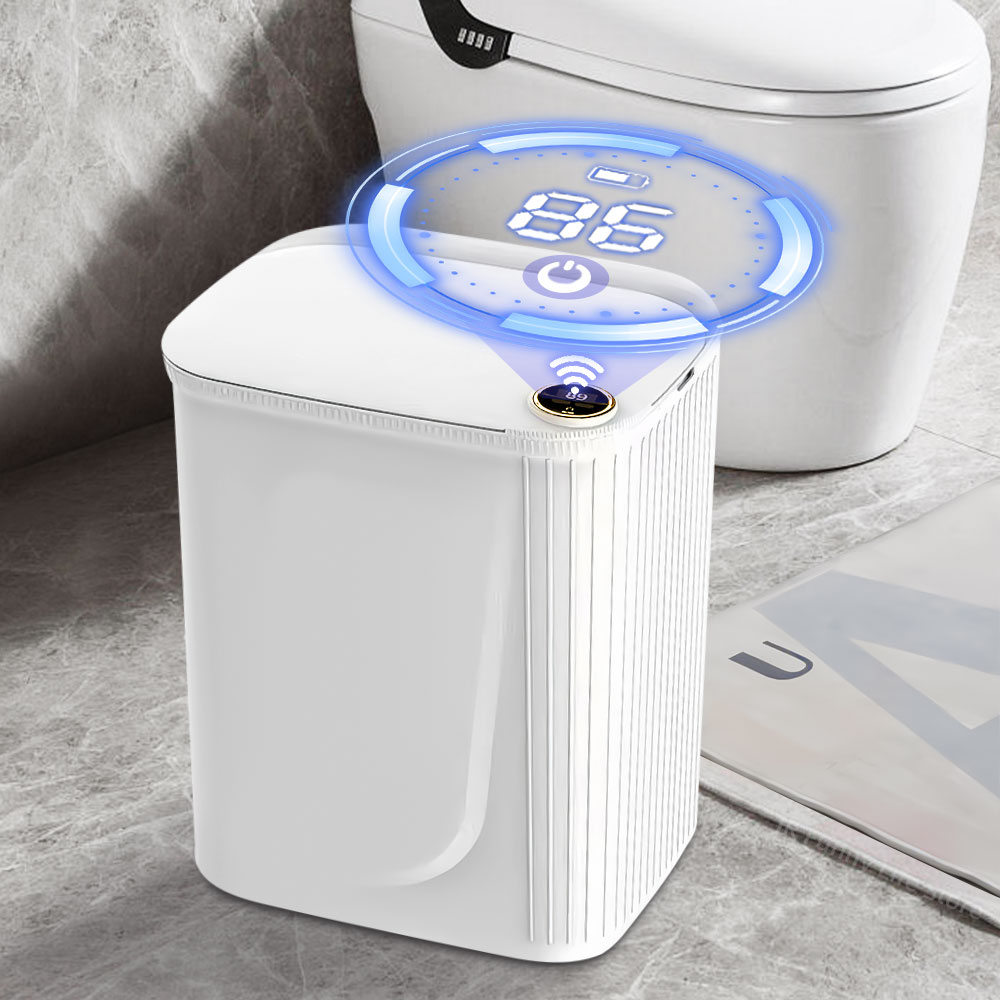 Home Bathroom Trash Can - Cubo de basura con Sensor inteligente