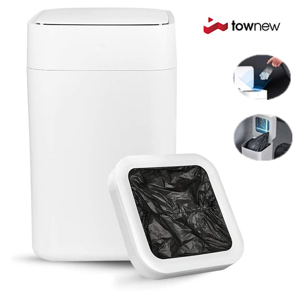Home Bathroom Trash Can - Townew T1S Sensor inteligente cubo de