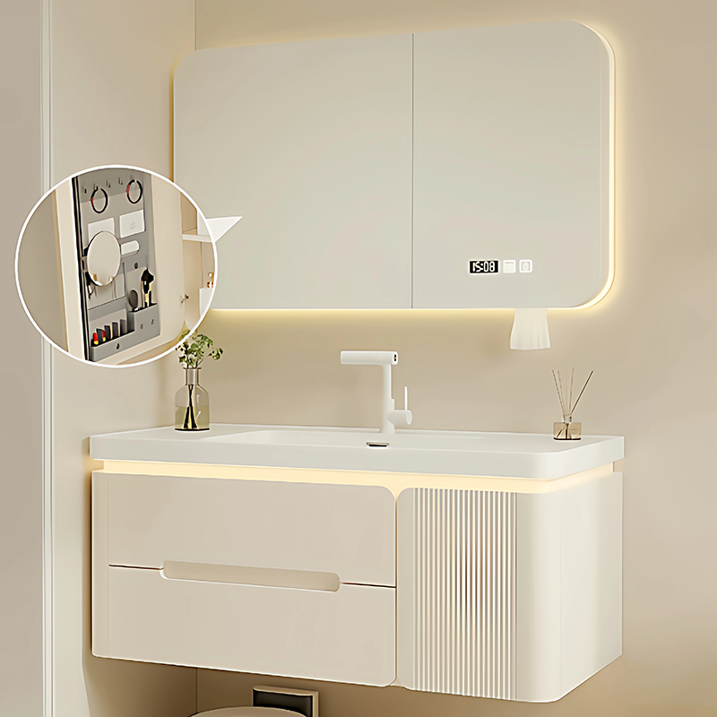 Home Bathroom Partition Wall - Cajones modernos, armario de baño, papel