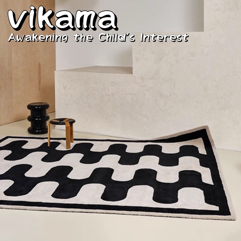 Home Bathroom Design Simple - Alfombra de Actividades VIKAMA Simple Lines
