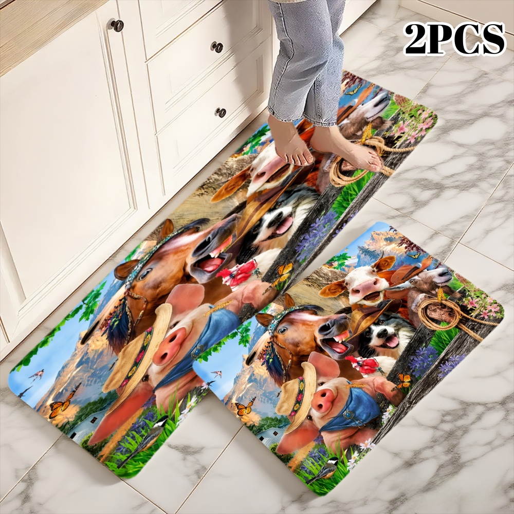 Juego de 3 Alfombras de Cocina - Home Bathroom Scene reseña y precio