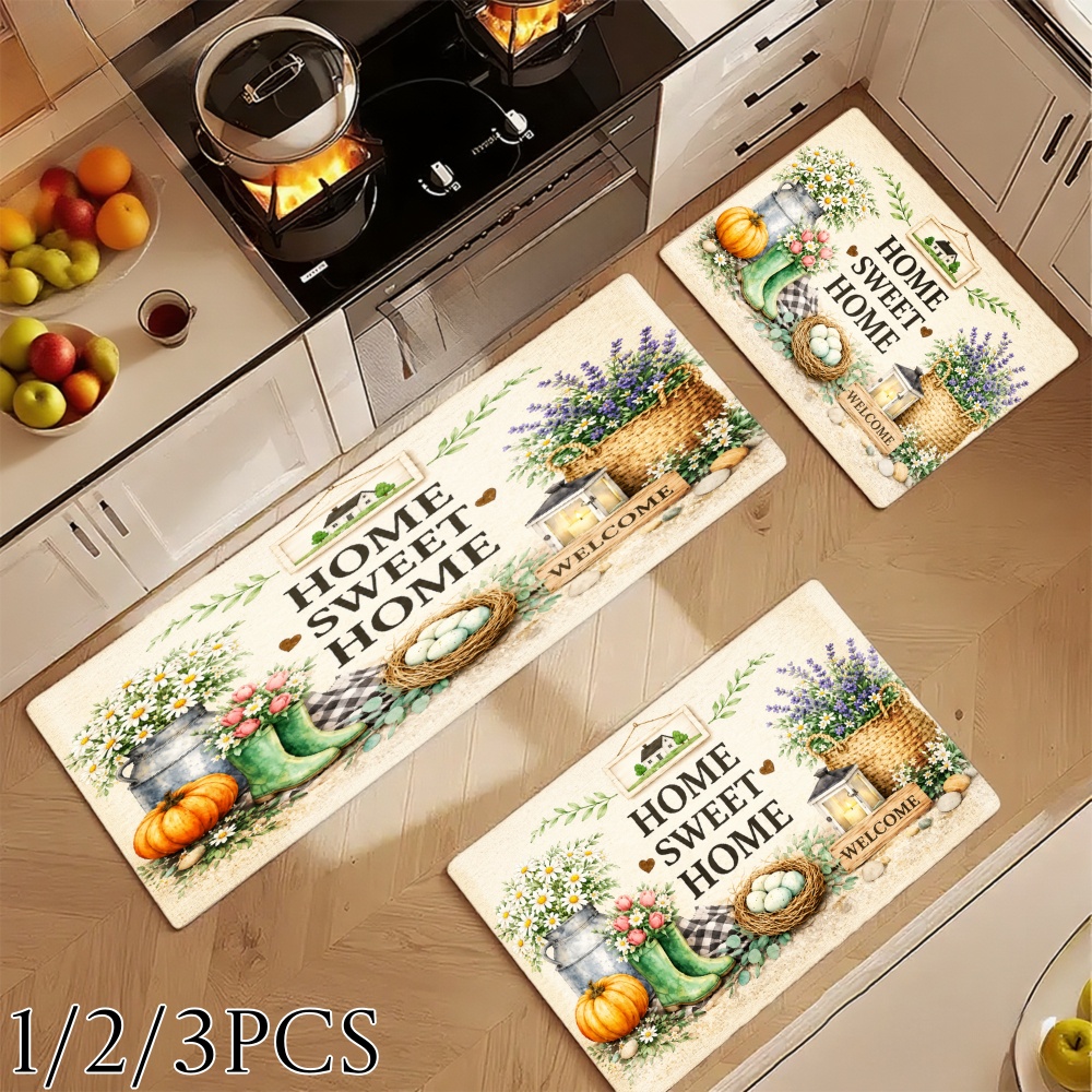 Juego de 3 Alfombras de Cocina - Home Bathroom Scene reseña y precio