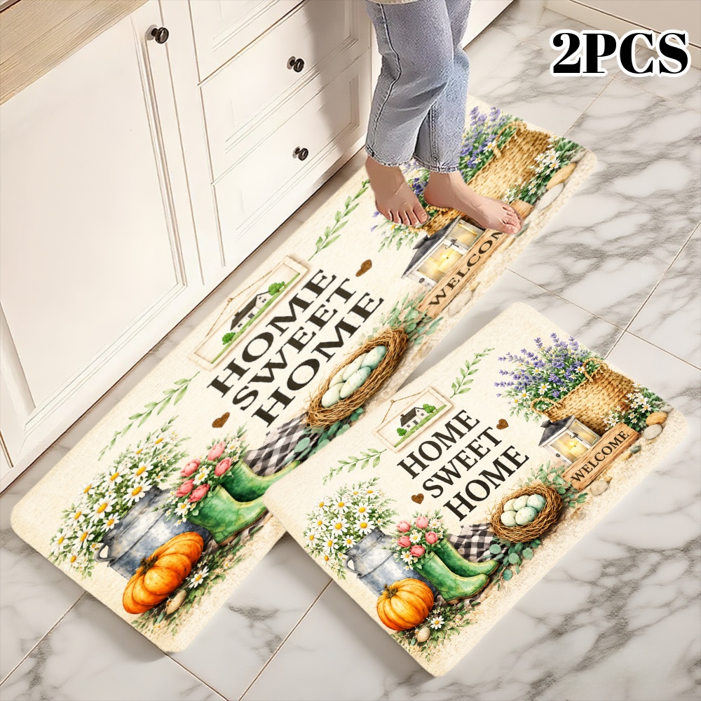 Juego de 3 Alfombras de Cocina - Home Bathroom Scene reseña y precio