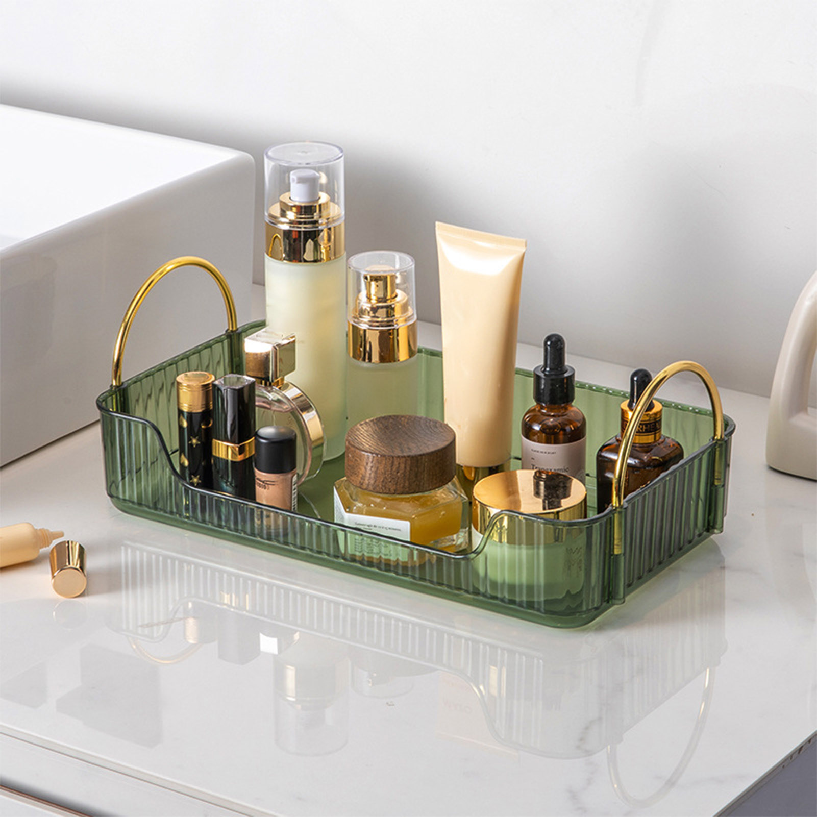 Organizador de baño de lujo, e - Home Bathroom Organizer reseña y precio
