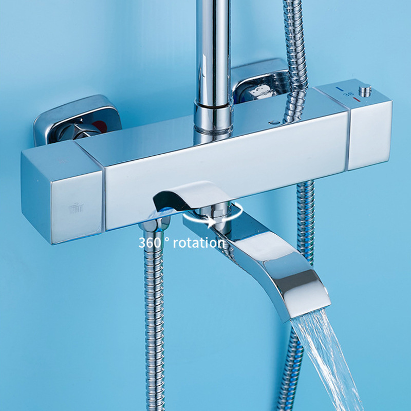 Juego de Ducha Termostática de - Home Bathroom Set reseña y precio