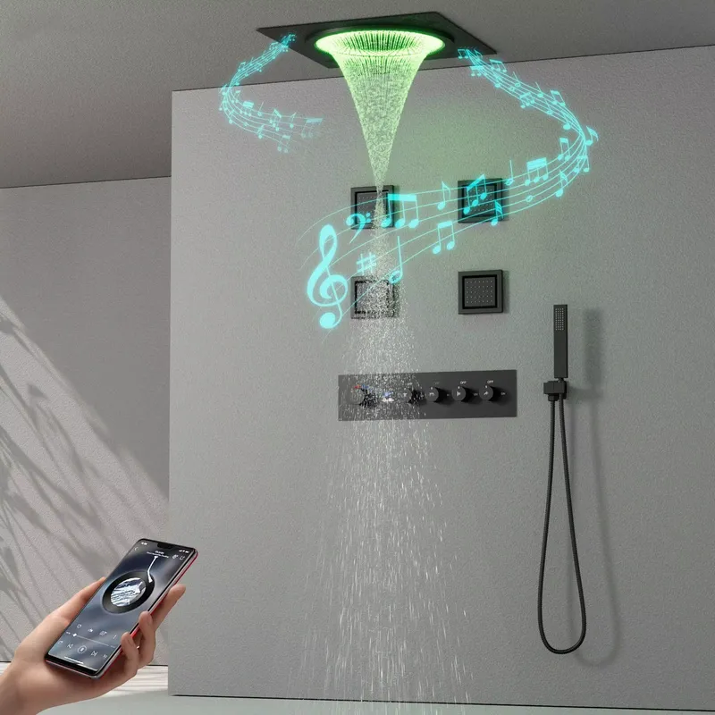 Juego de Ducha LED Inteligente - Home Bathroom Set reseña y precio