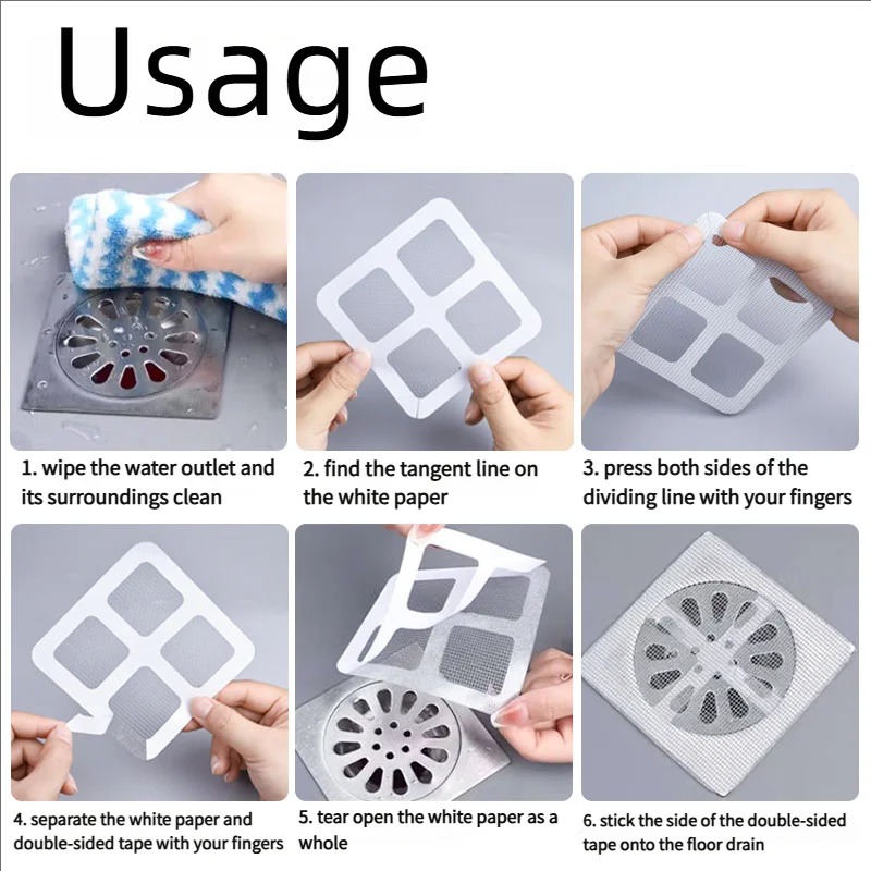 Adhesivo para desagüe de suelo - Drain Hair Catcher reseña y precio