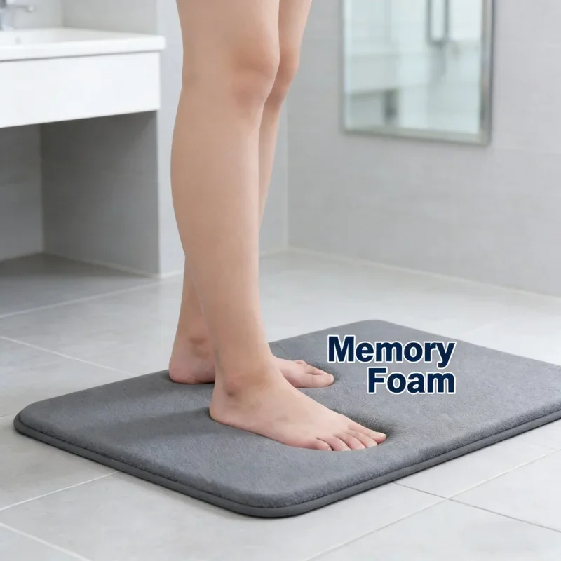 Alfombra de baño de espuma vis - Non Slip Bath Mat reseña y precio
