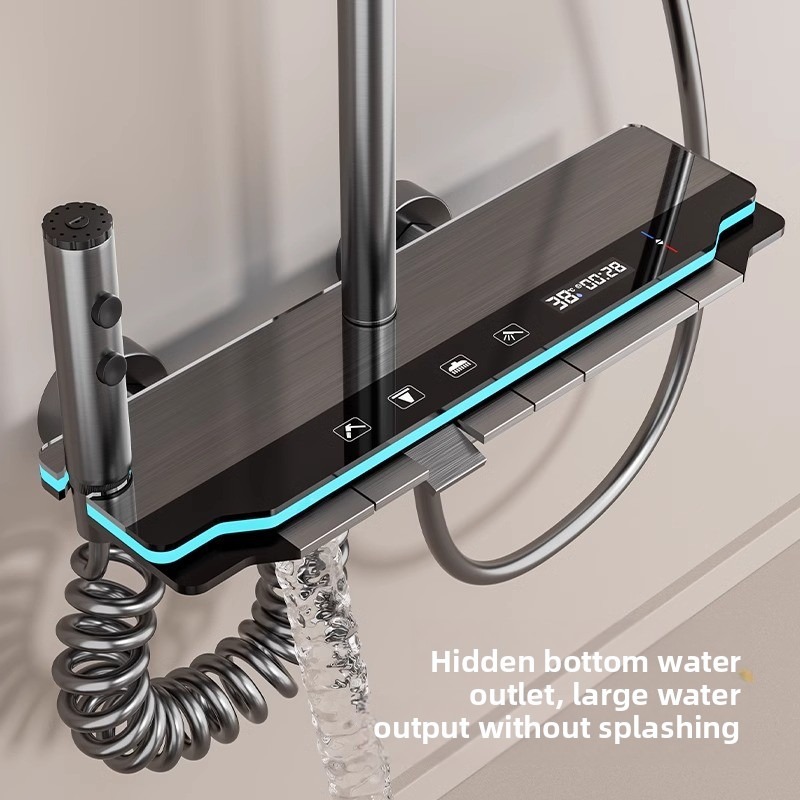 Juego de ducha digital con pre - Home Bathroom Set reseña y precio