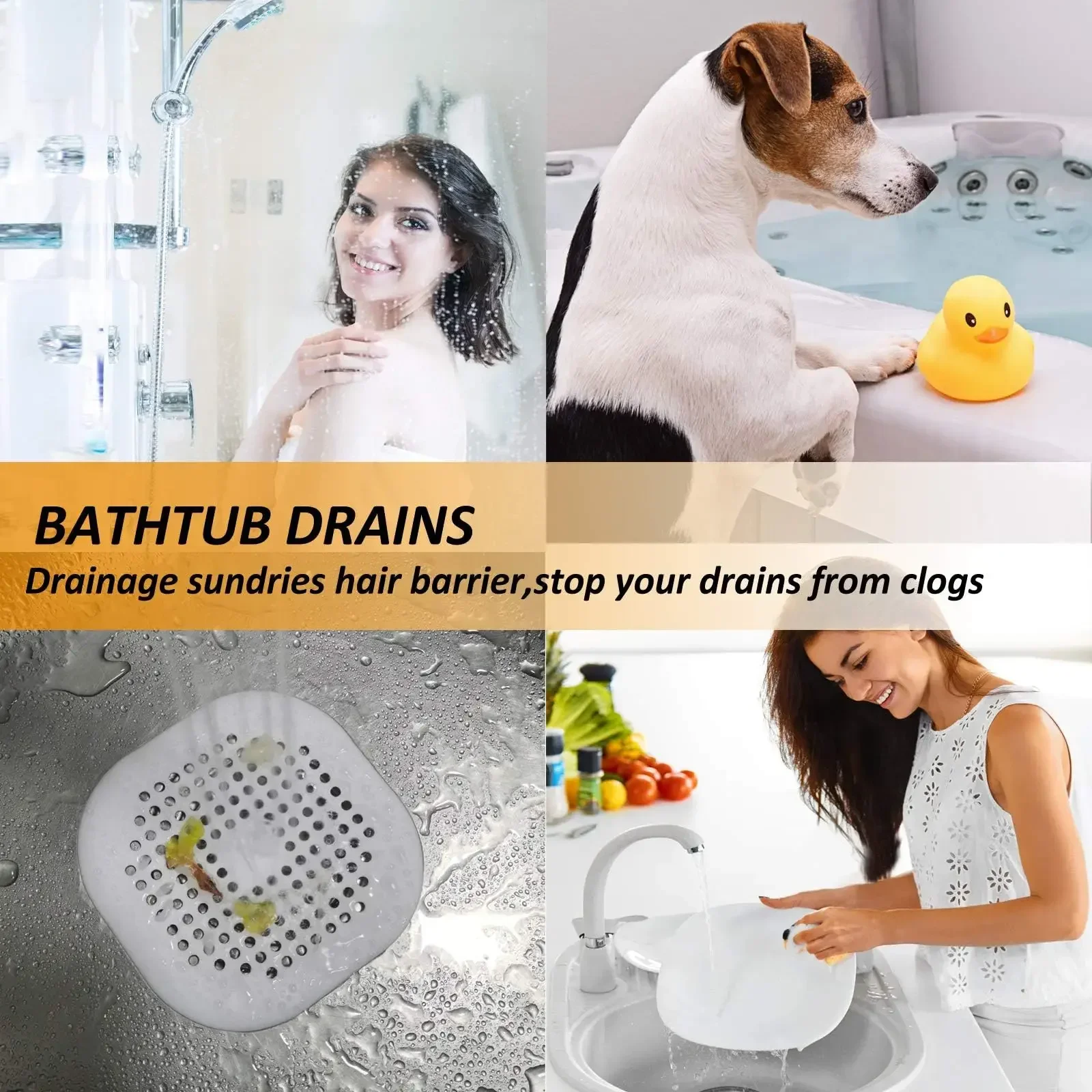 Tapón de tapón para alcantaril - Drain Hair Catcher reseña y precio