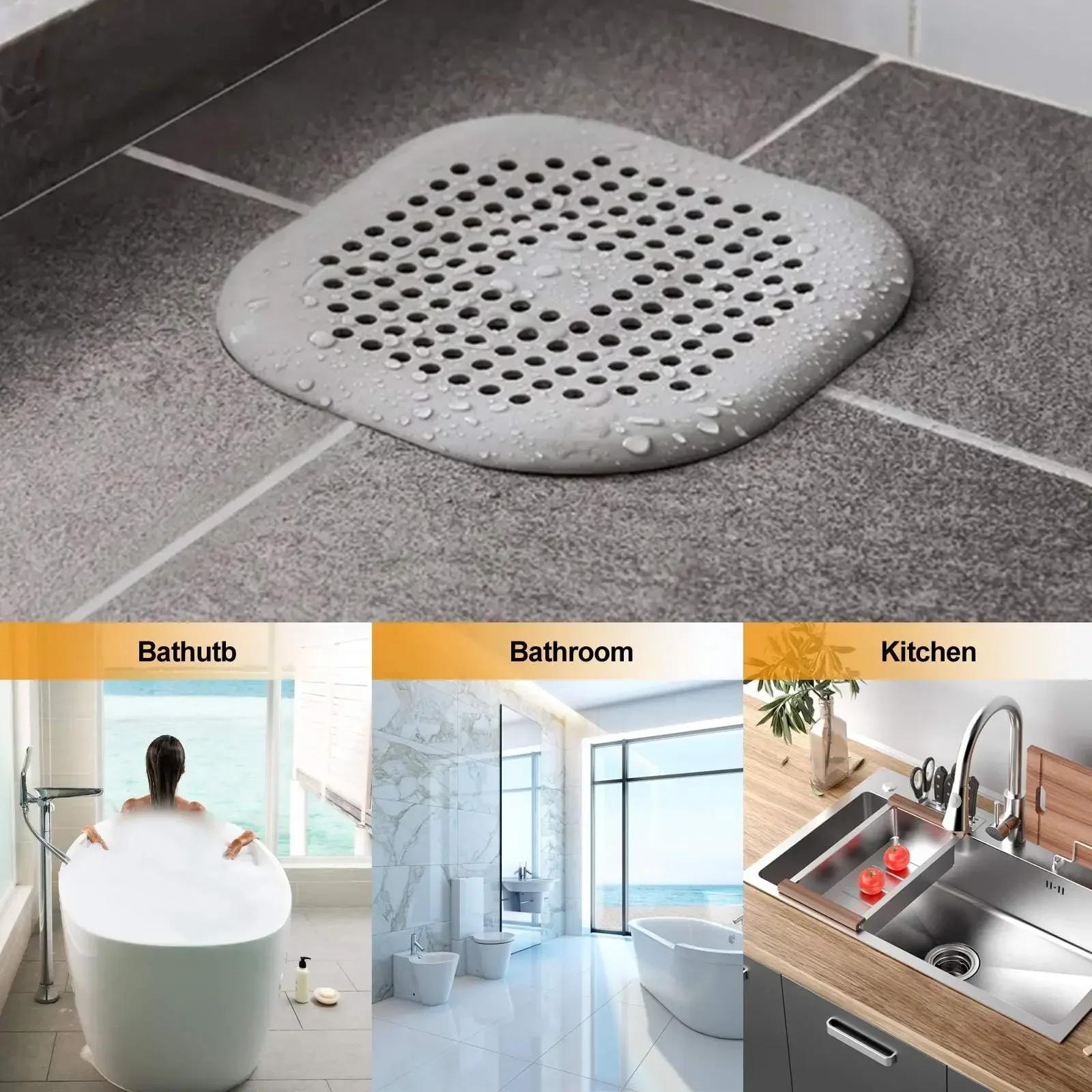 Tapón de tapón para alcantaril - Drain Hair Catcher reseña y precio