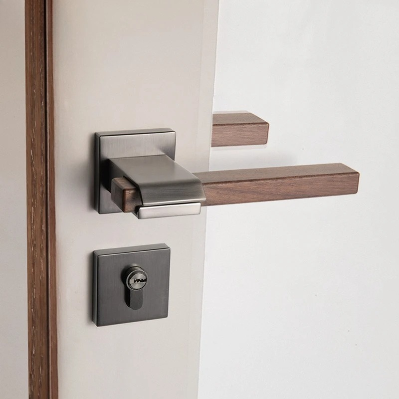 Manija de puerta de nogal, cer - Home Hardware Bathroom Accessories reseña y precio