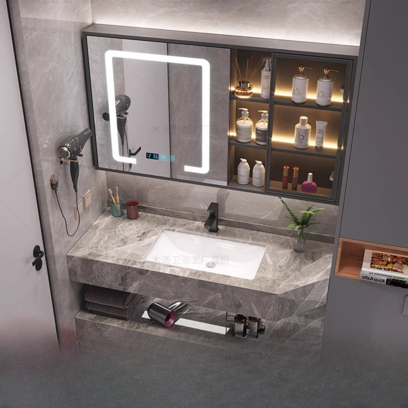Armario con espejo de tocador, - Home Bathroom Partition Wall reseña y precio