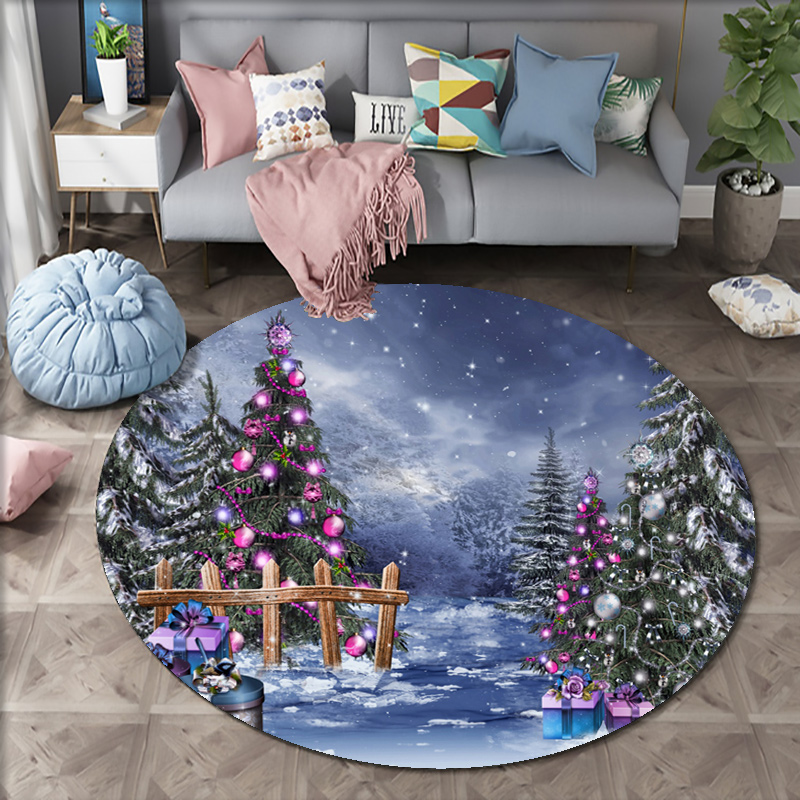 Alfombra de escena de nieve de - Home Bathroom Scene reseña y precio