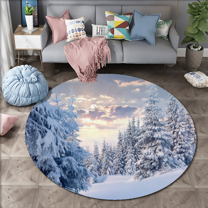 Alfombra de escena de nieve de - Home Bathroom Scene reseña y precio
