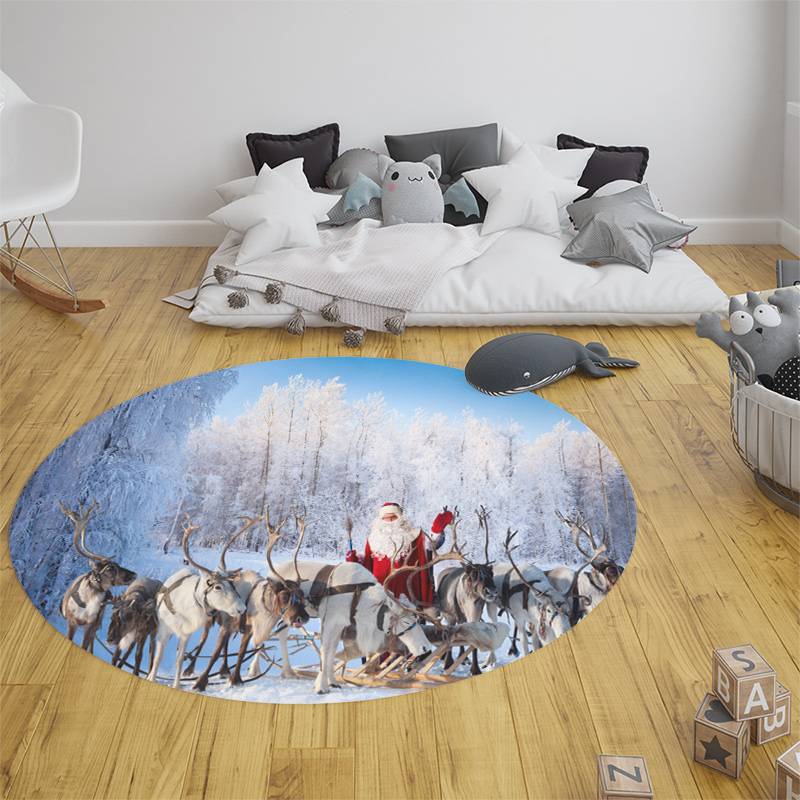 Alfombra de escena de nieve de - Home Bathroom Scene reseña y precio