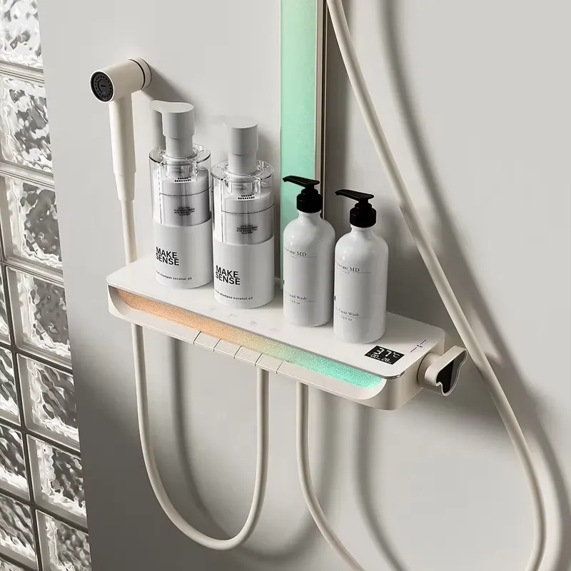 Juego de ducha digital de lató - Home Bathroom Set reseña y precio