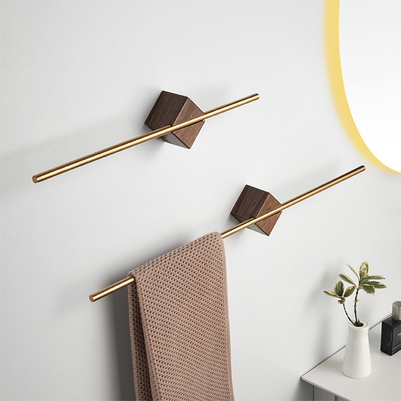 Toallero de pared de nogal eur - Home Bathroom Design Simple reseña y precio
