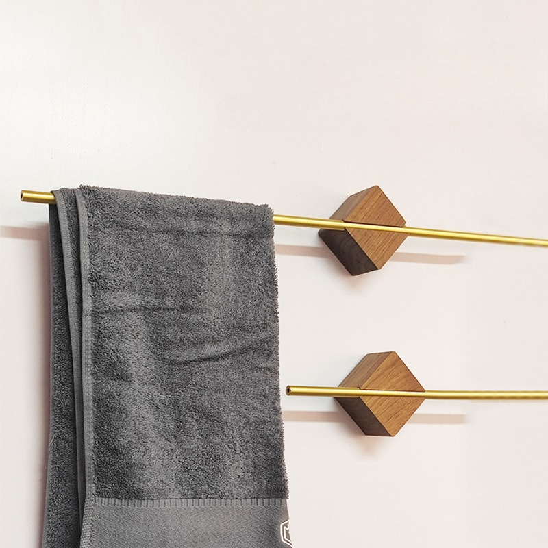 Toallero de pared de nogal eur - Home Bathroom Design Simple reseña y precio
