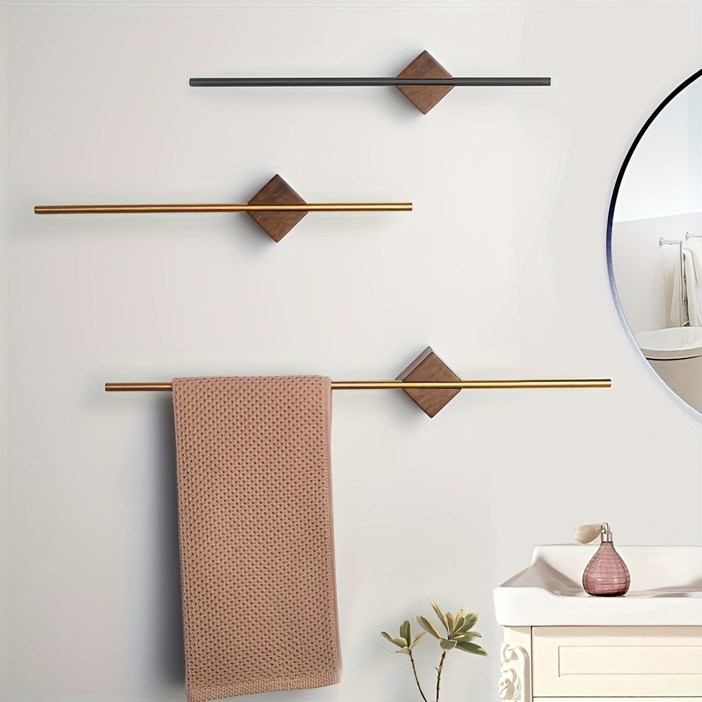 Toallero de pared de nogal eur - Home Bathroom Design Simple reseña y precio