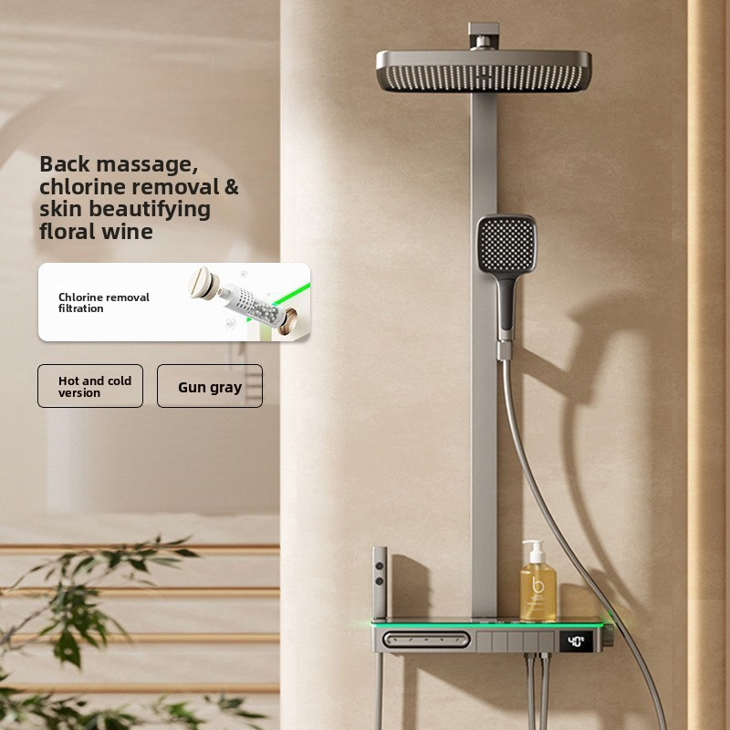 Juego de Ducha de Cobre Inteli - Home Bathroom Set reseña y precio