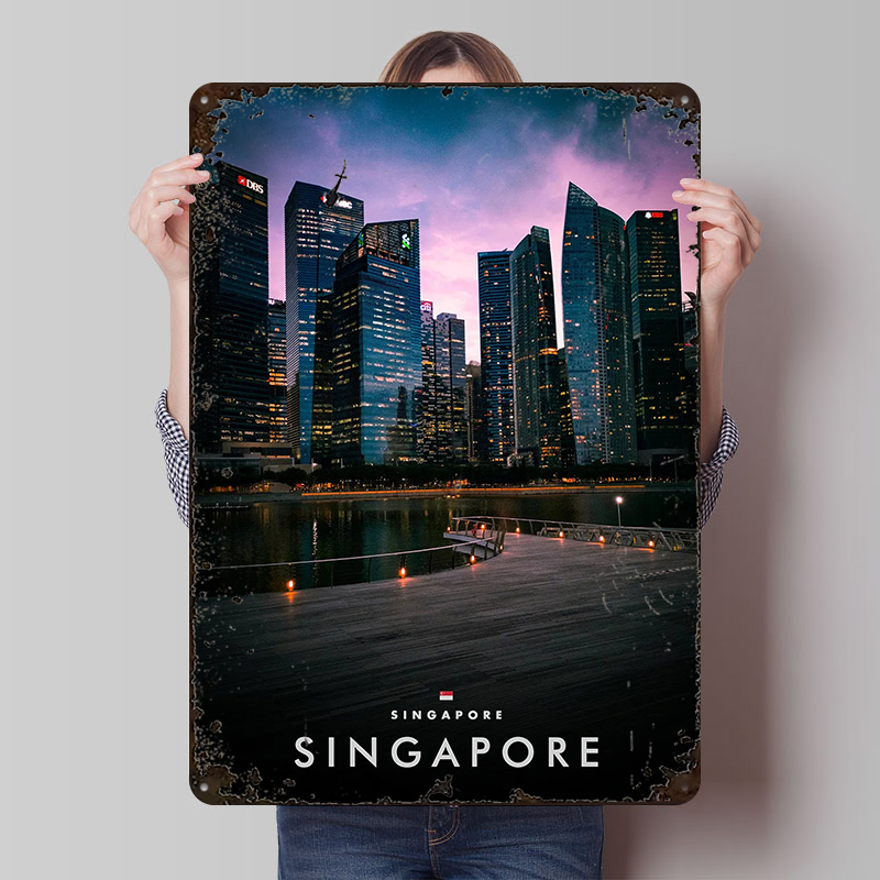 Póster impreso de Singapur de  - Home And Bathroom Singapore reseña y precio