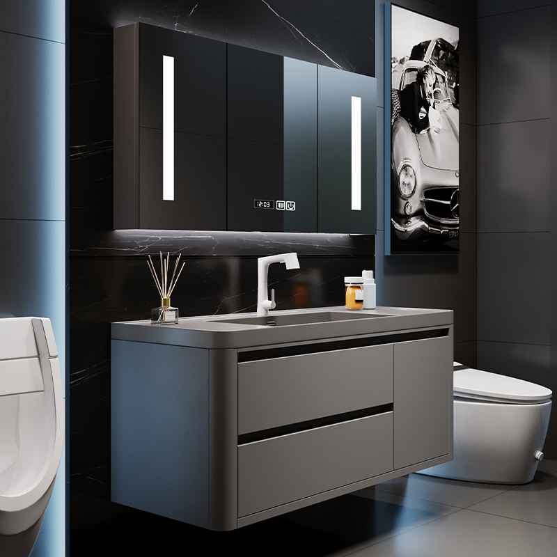 Organizador con espejo para ba - Home Bathroom Partition Wall reseña y precio