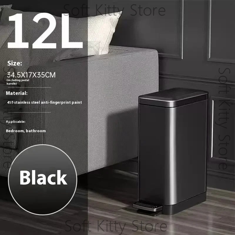 Cubo de Basura de 12/15/18L co - Home Bathroom Trash Can reseña y precio