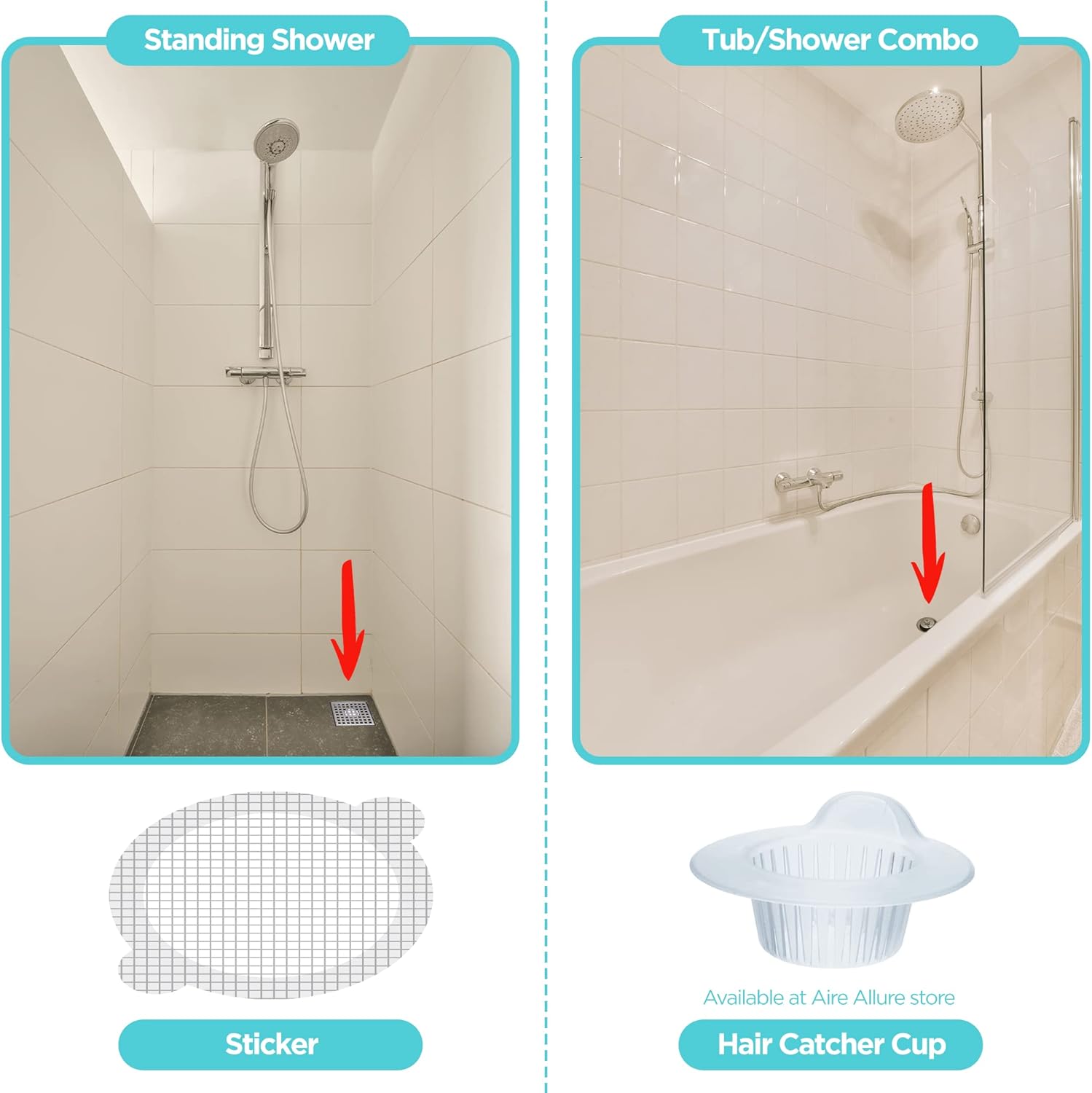 Paquete de 25 filtros desechab - Drain Hair Catcher reseña y precio