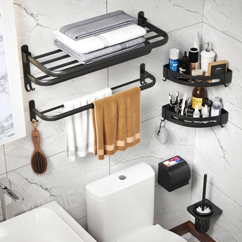 Toallero sin taladro para baño - Home Hardware Bathroom Accessories reseña y precio