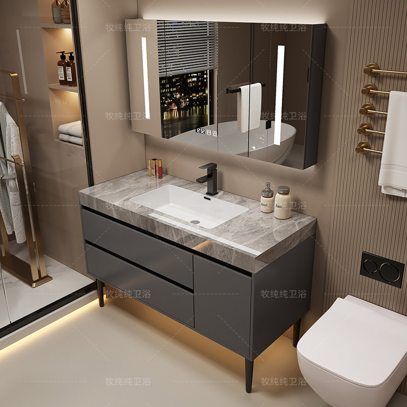 Mueble de Baño con Espejo, Arm - Home Bathroom Partition Wall reseña y precio
