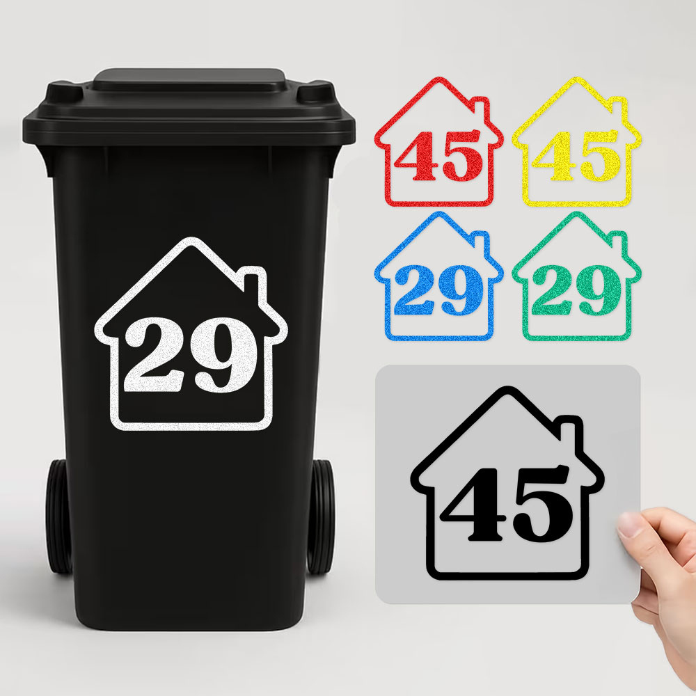 3 pegatinas reflectantes perso - Home Bathroom Trash Can reseña y precio