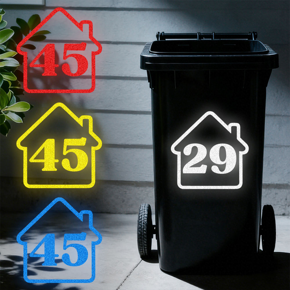 3 pegatinas reflectantes perso - Home Bathroom Trash Can reseña y precio