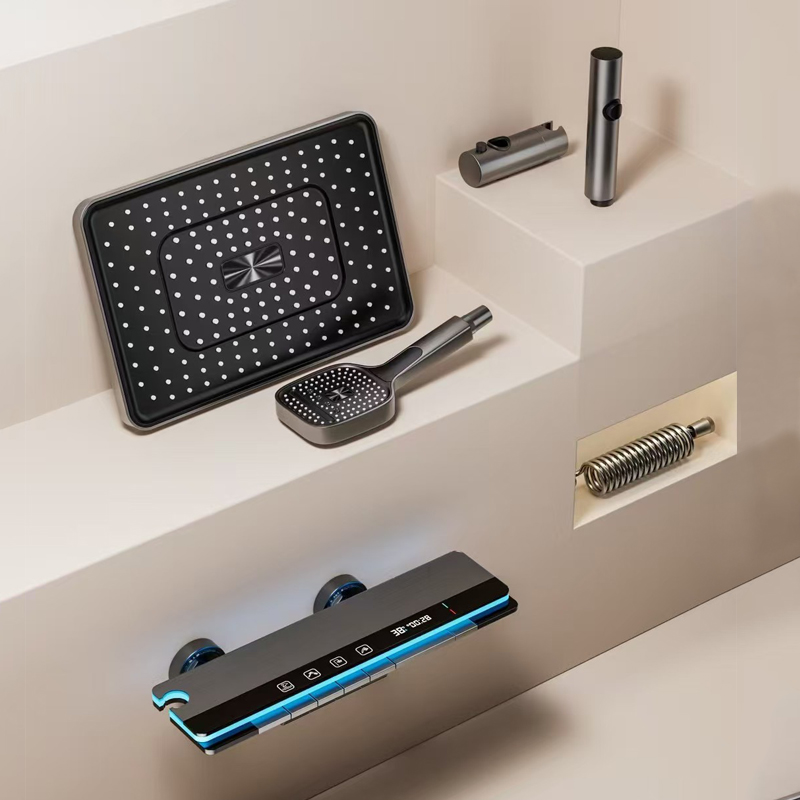 Juego de cabezal de ducha de c - Home Bathroom Set reseña y precio