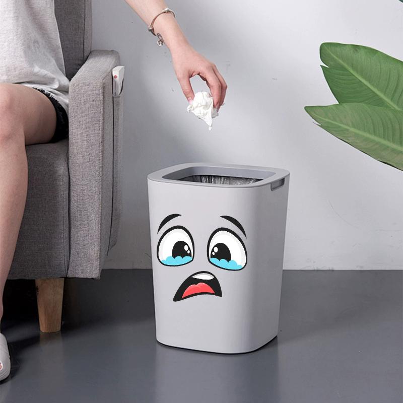 4 pegatinas removibles para bo - Home Bathroom Trash Can reseña y precio